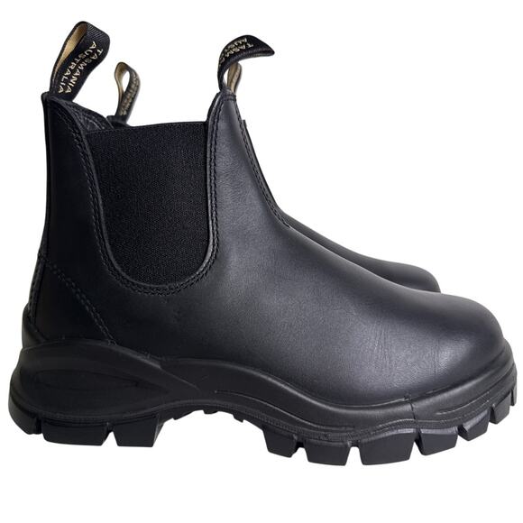 Blundstone 2240 Chelsea Boot Premium Black Leather Women's 8.5 Chunky Lug Sole - Picture 1 of 8
